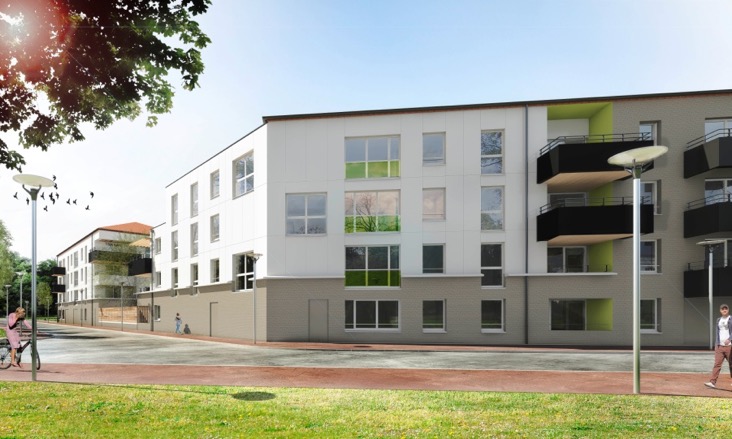 43 logements collectifs et 13 individuels – QUIEVRECHAIN (59)
